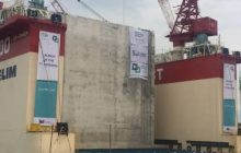 Launch of the 1st Caisson for Tuas Terminal Phase 1 Development