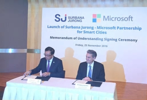 SJ Microsoft MOU smart city in a box