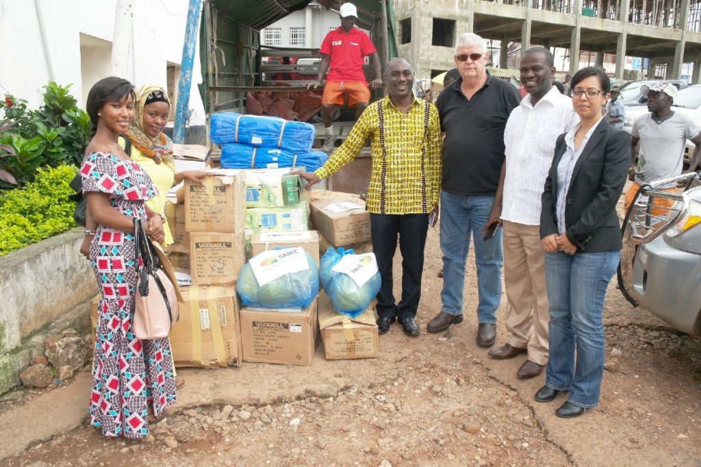 Sierra Leone floods CSR donation disaster relief