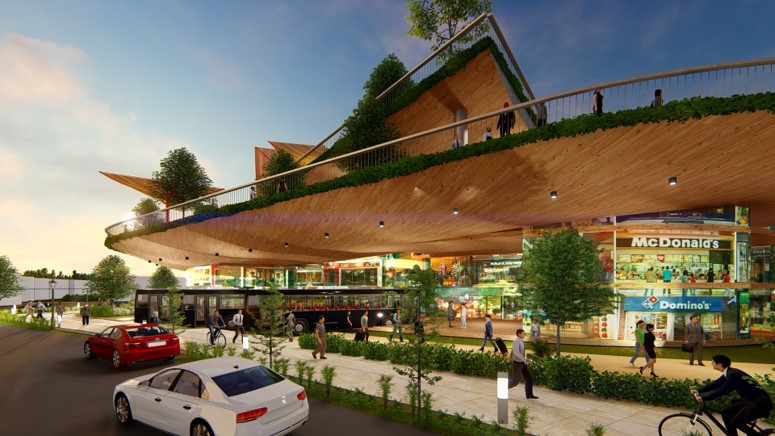 India Pimpri Chinchwad bus stand concept view