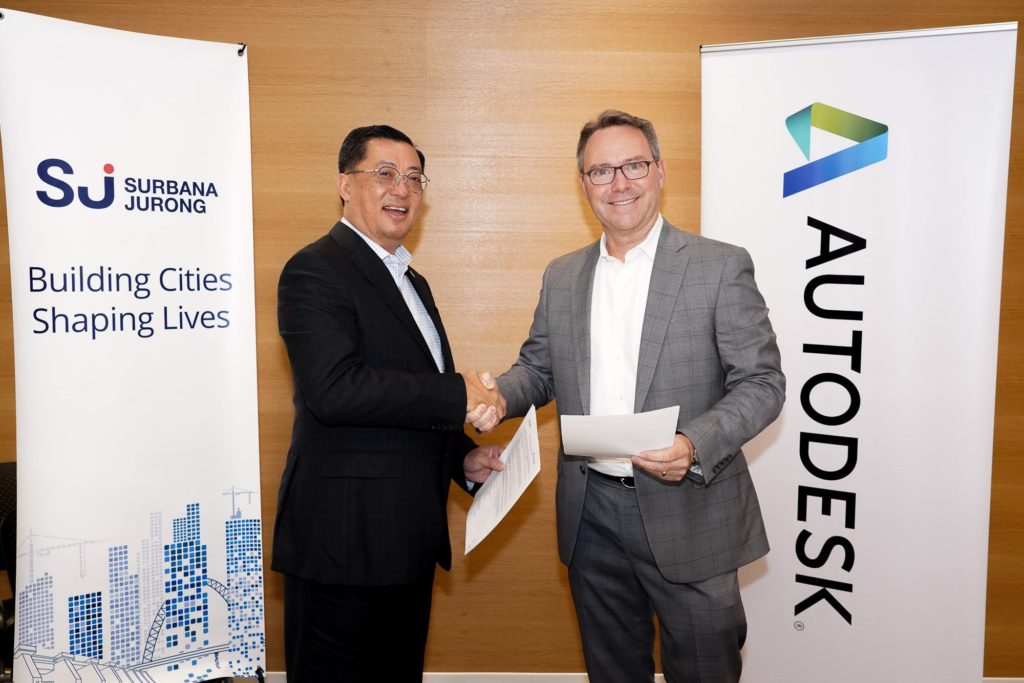 Surbana Jurong MOU with Autodesk to advance technology adoption and digital transformation